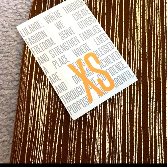 NWT LuLaRoe Gold Pencil Skirt - Picture 3 of 3